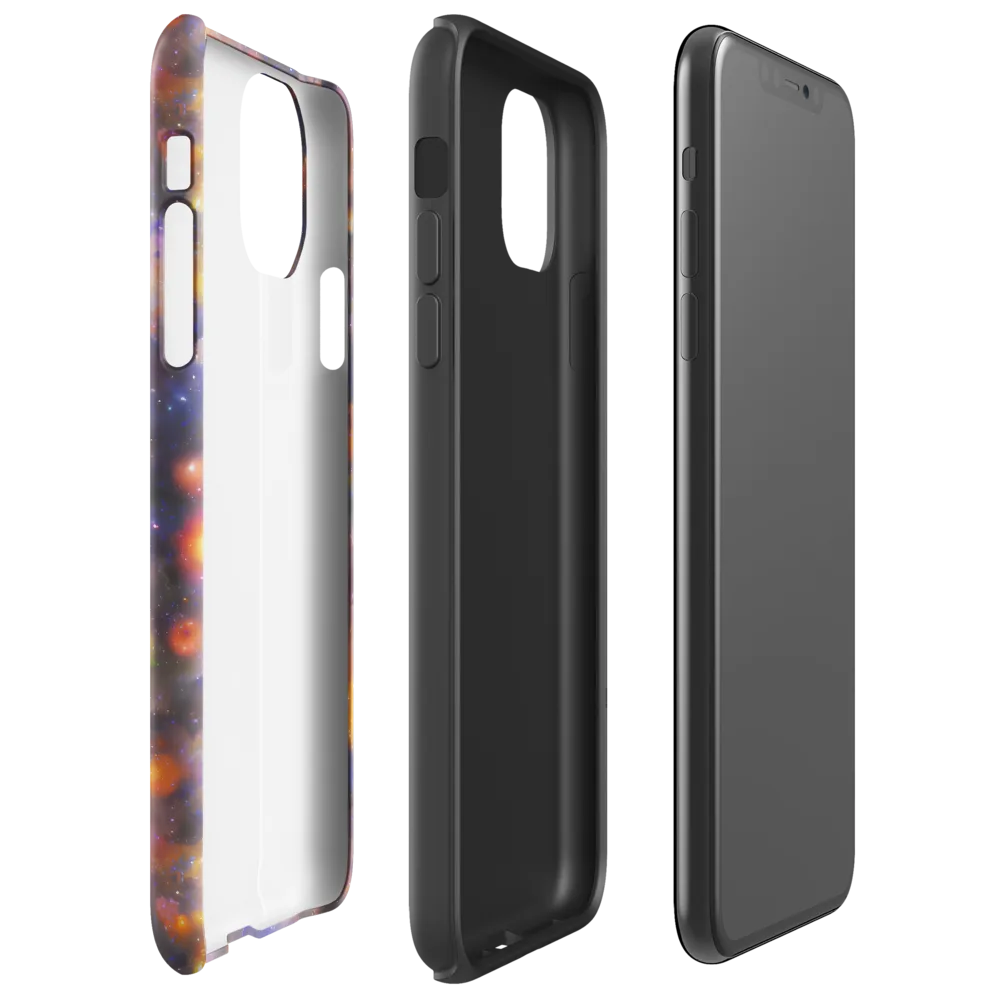 Nebula Kaleidoscope on Tough Case for iPhone® — Right