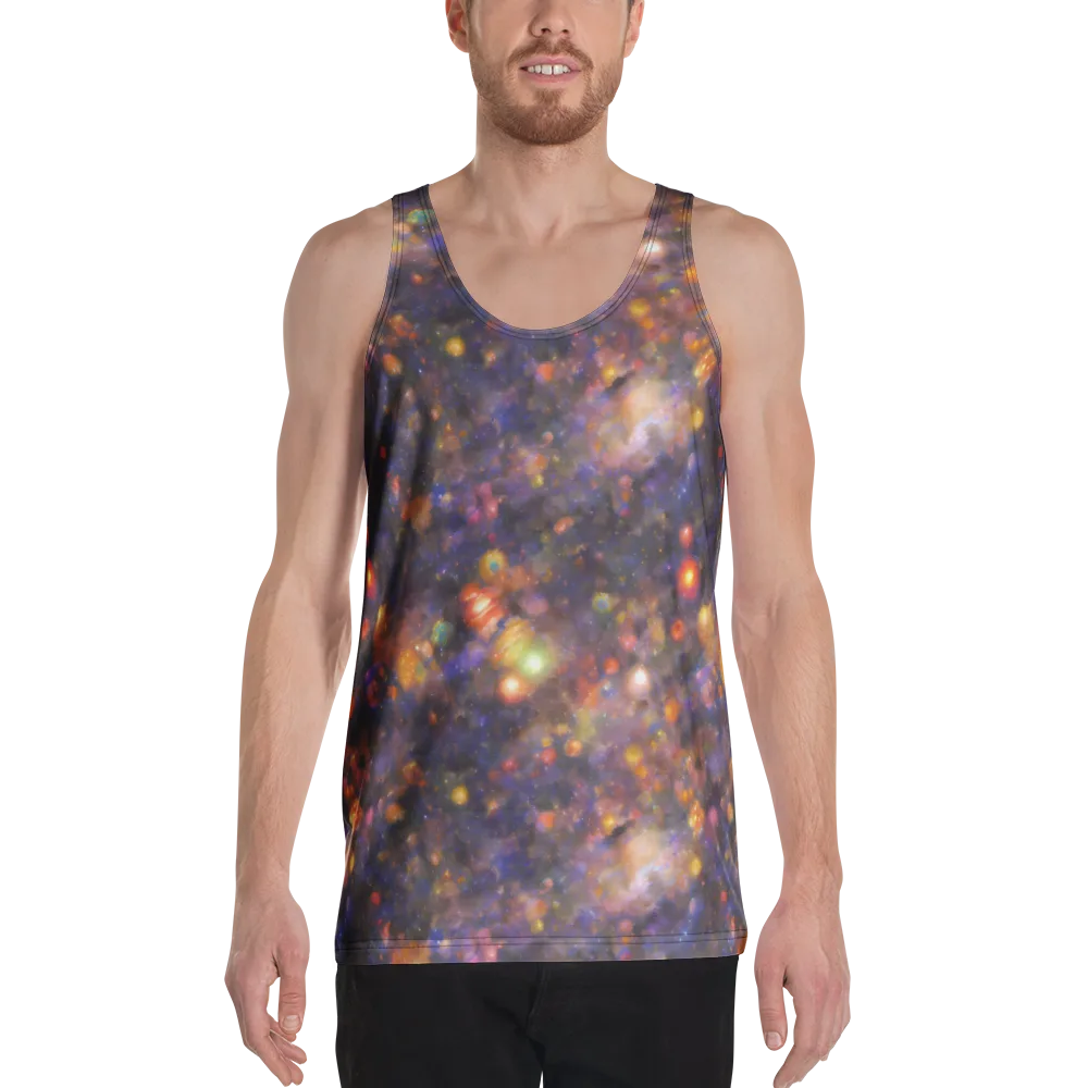 Nebula Kaleidoscope on Men's Tank Top — Front
