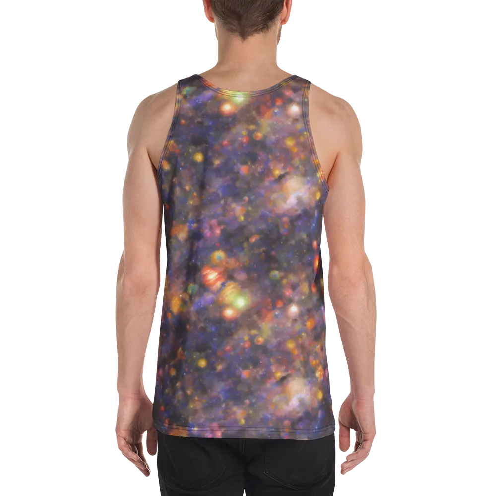 Nebula Kaleidoscope on Men's Tank Top — Back