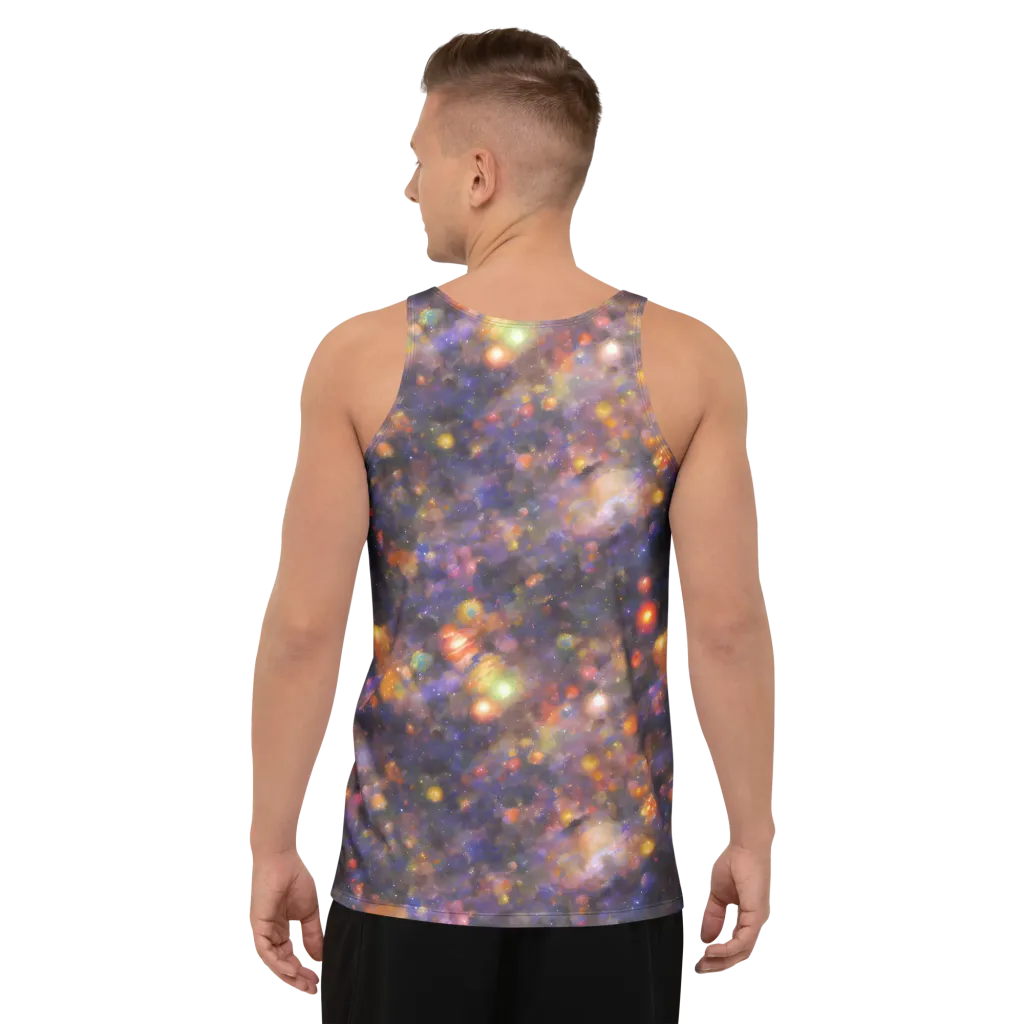 Nebula Kaleidoscope on Men's Tank Top — Back