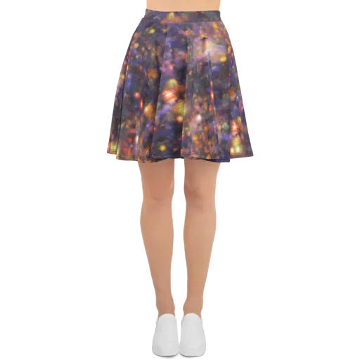 Nebula Kaleidoscope on a Skater Skirt