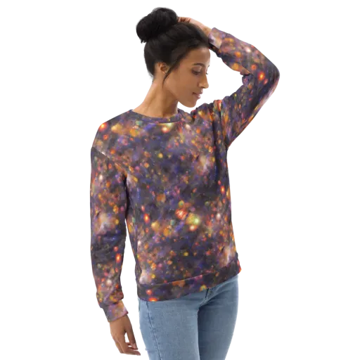 Nebula Kaleidoscope on a Sweatshirt