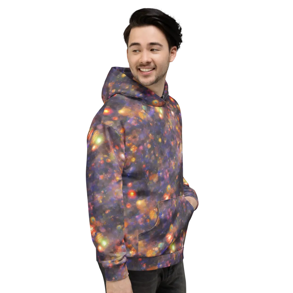 Nebula Kaleidoscope on Hoodie — Right