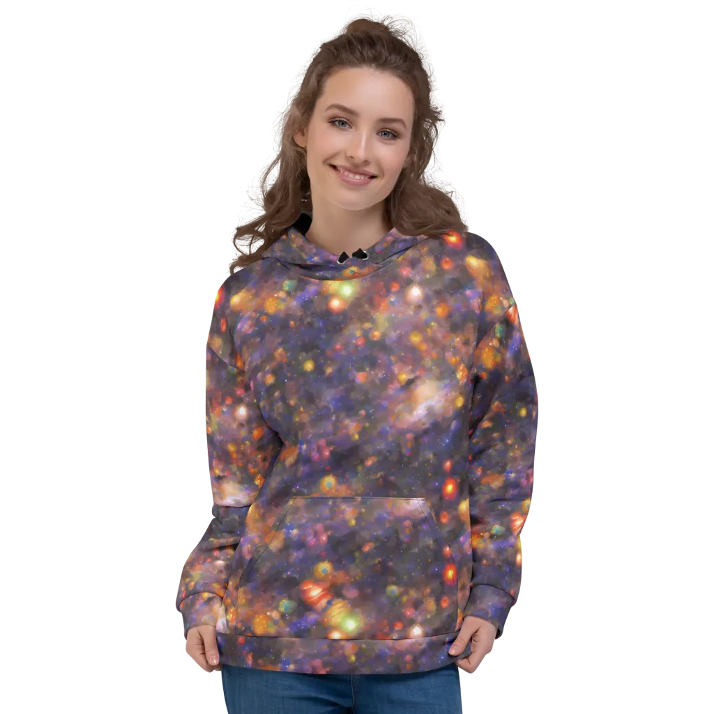 Nebula Kaleidoscope on Hoodie — Front