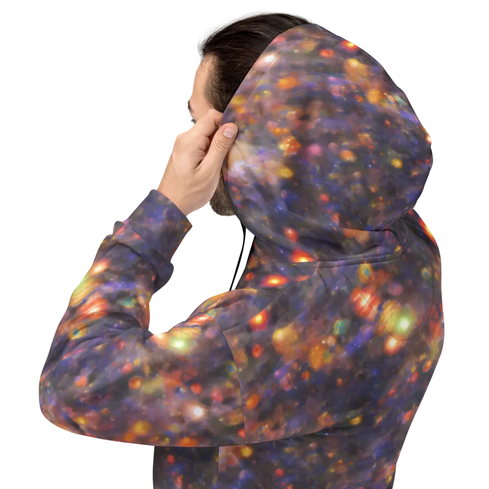 Nebula Kaleidoscope on Hoodie — Back