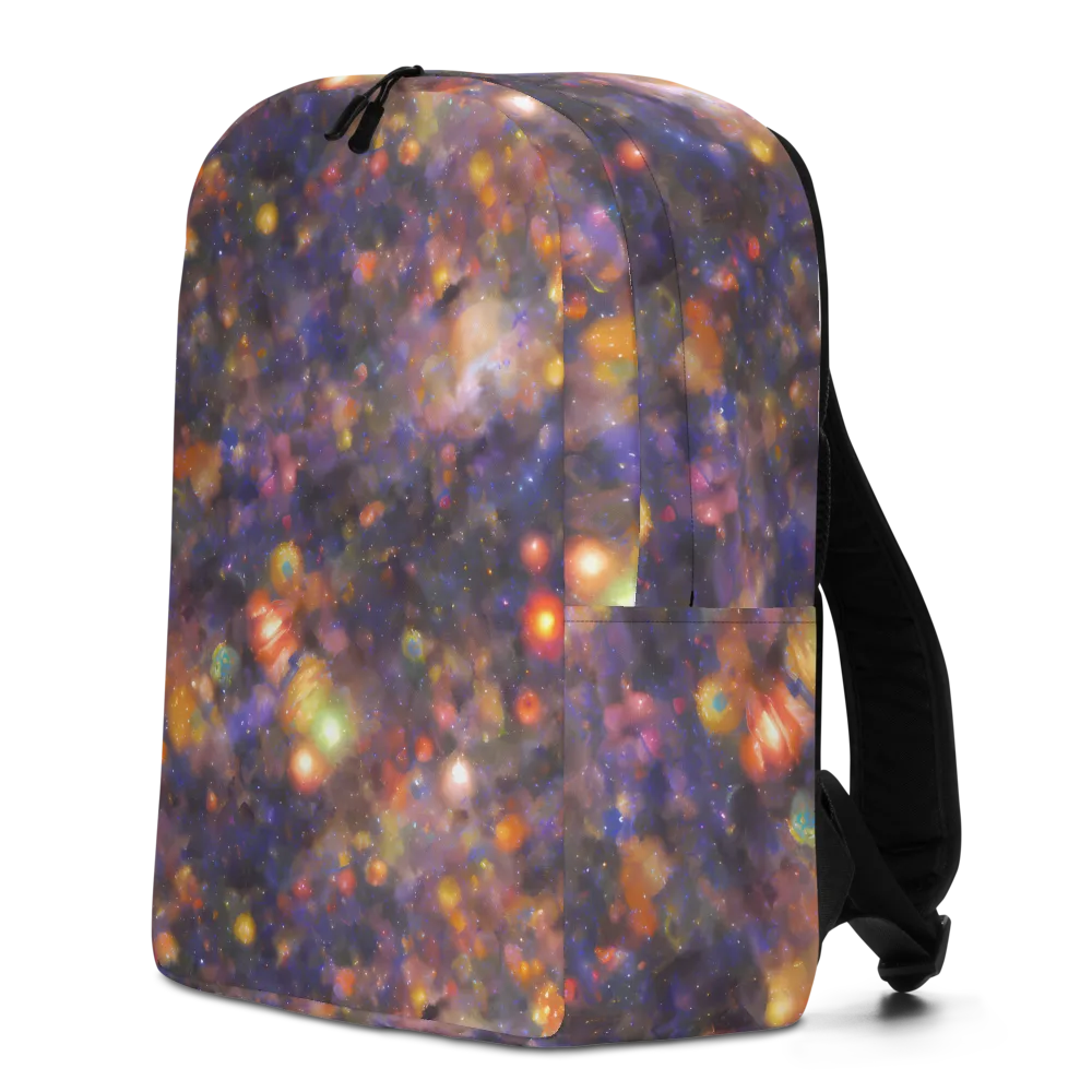 Nebula Kaleidoscope on Minimalist Backpack — Left