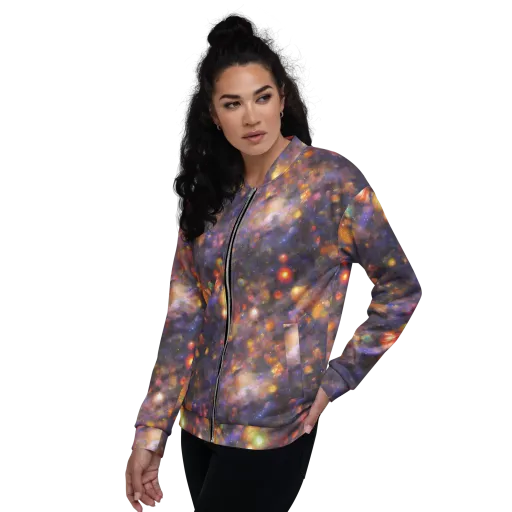 Nebula Kaleidoscope on a Bomber Jacket