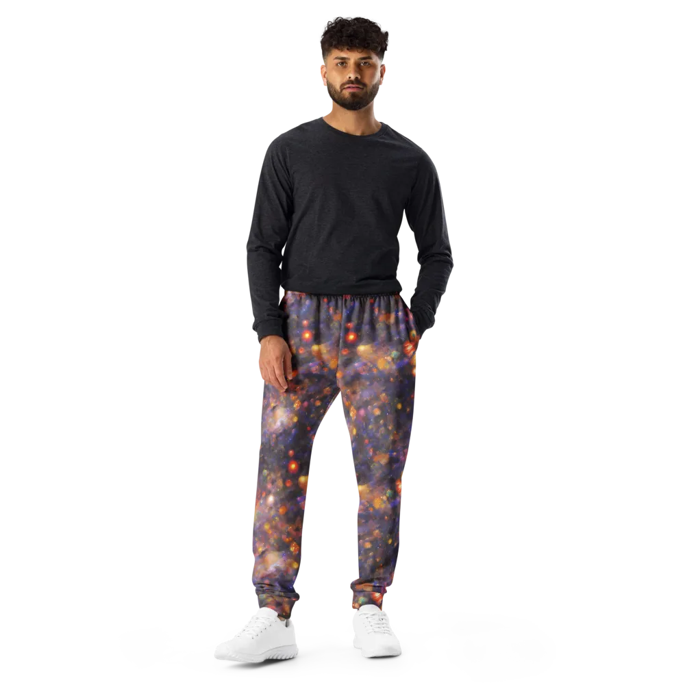 Nebula Kaleidoscope on Men's Joggers — Front