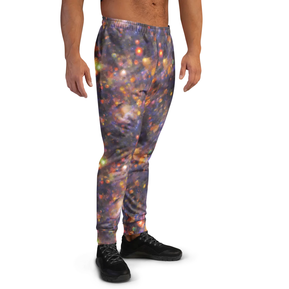 Nebula Kaleidoscope on Men's Joggers — Right