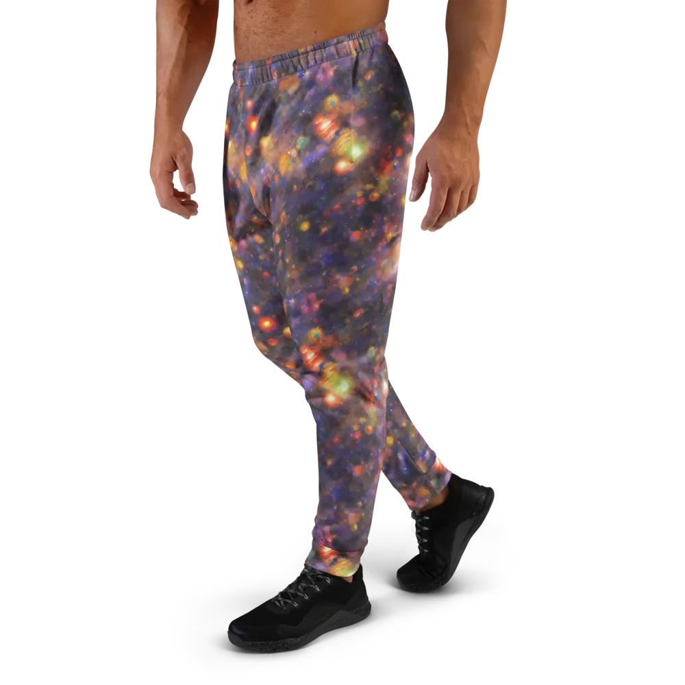 Nebula Kaleidoscope on Men's Joggers — Left
