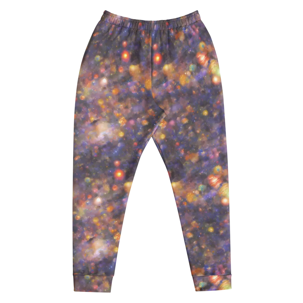 Nebula Kaleidoscope on Men's Joggers — Front