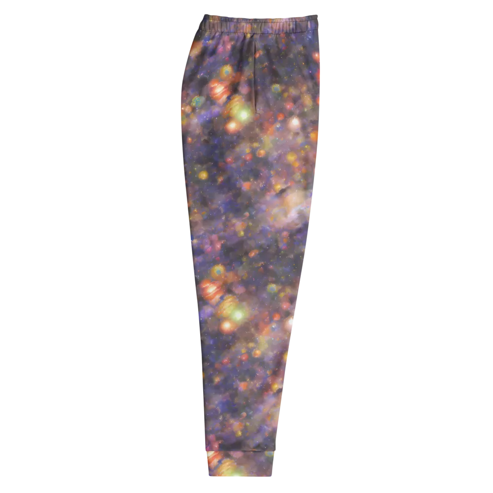 Nebula Kaleidoscope on Men's Joggers — Right