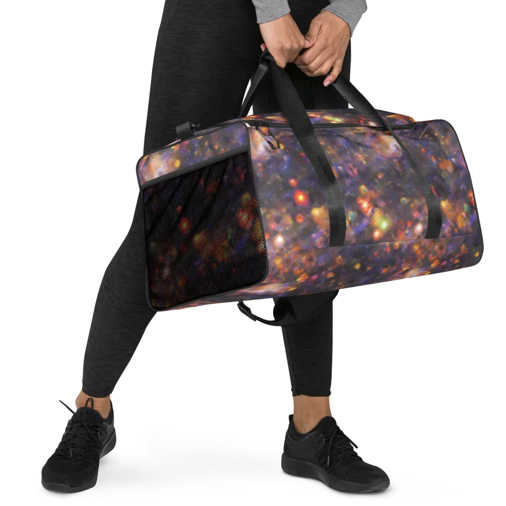 Nebula Kaleidoscope on Duffle Bag — Right Front