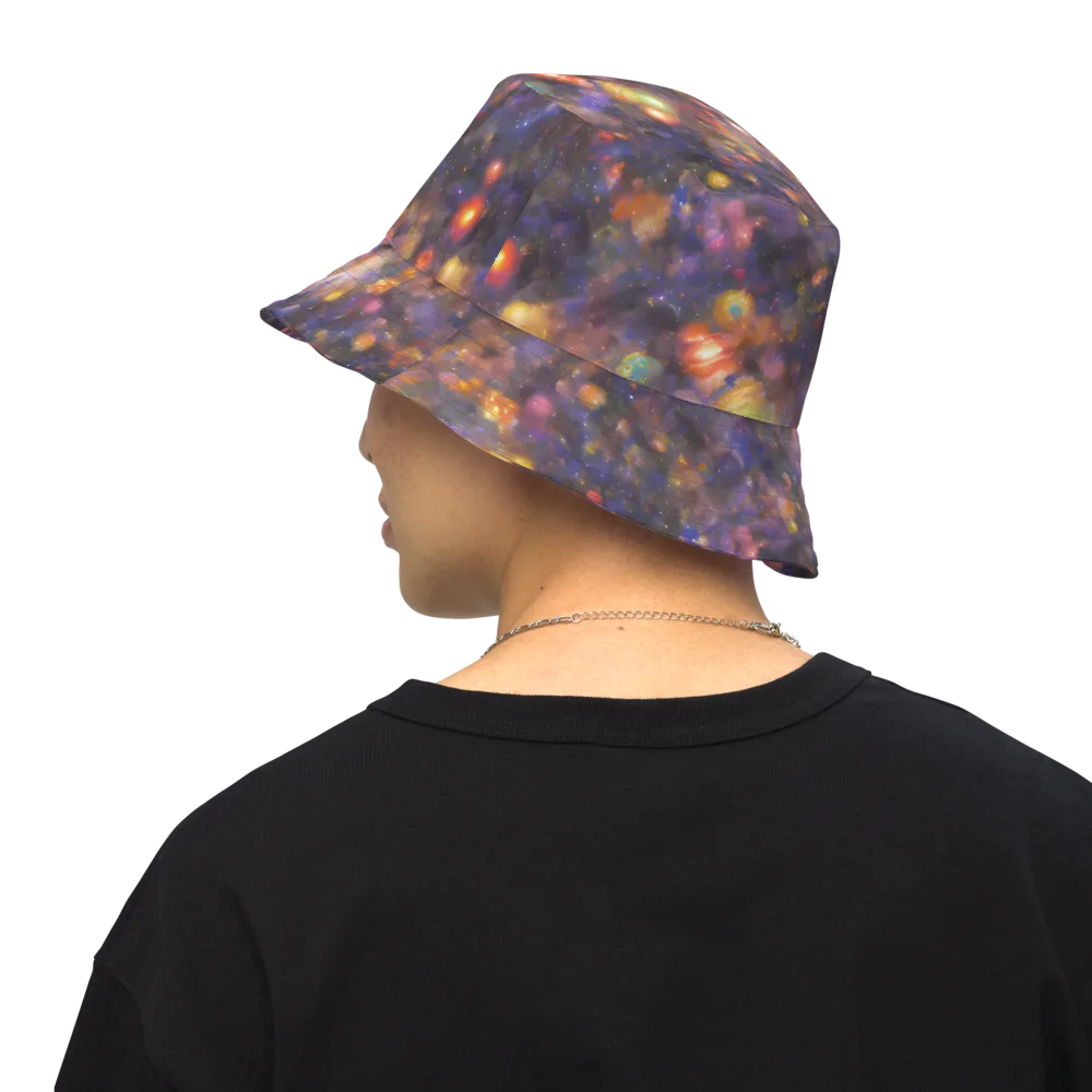 Nebula Kaleidoscope on Reversible Bucket Hat — Back Inside