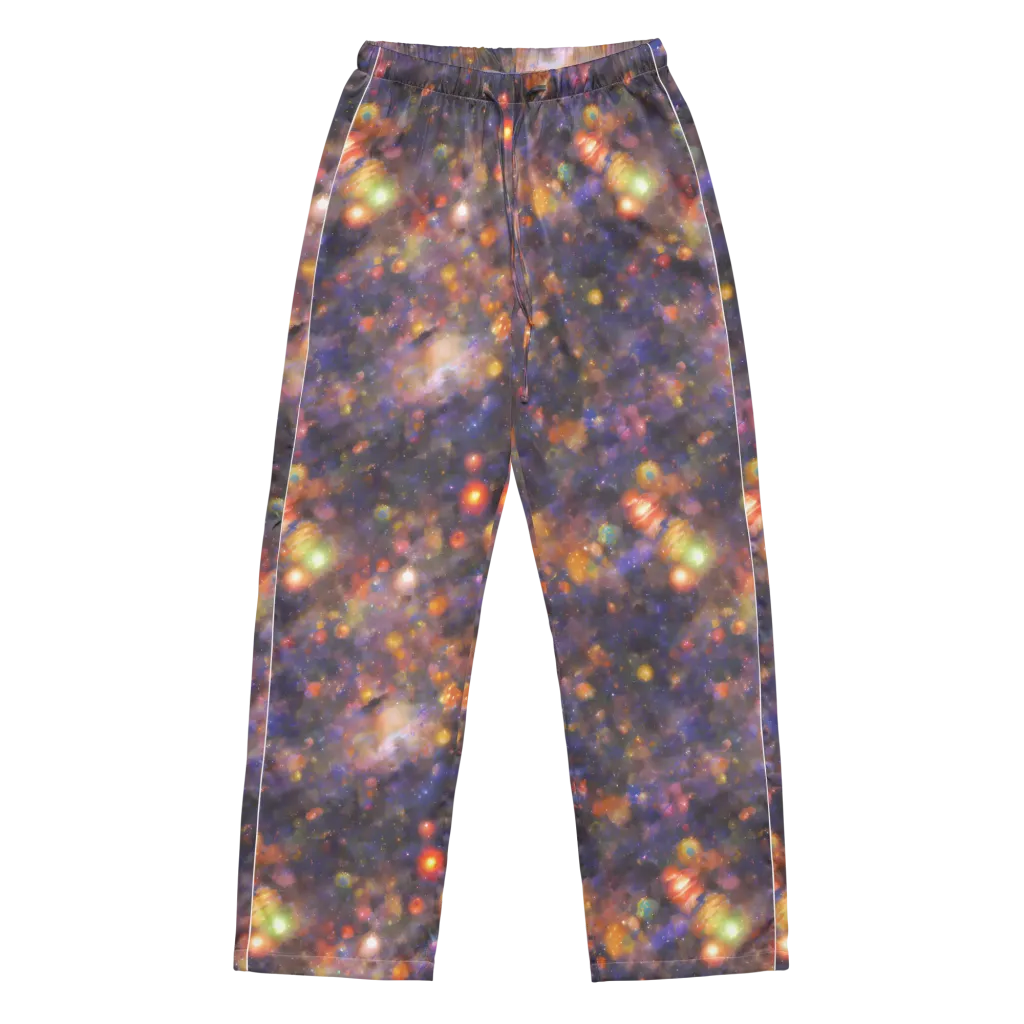 Nebula Kaleidoscope on Women's Pajama Pants — Front