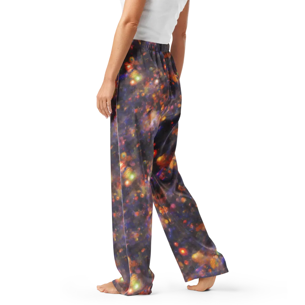 Nebula Kaleidoscope on Women's Pajama Pants — Left