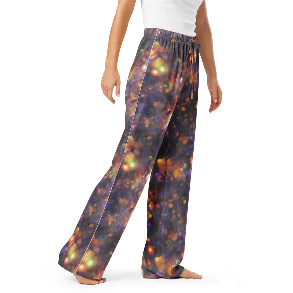 Nebula Kaleidoscope on Women's Pajama Pants — Right Front