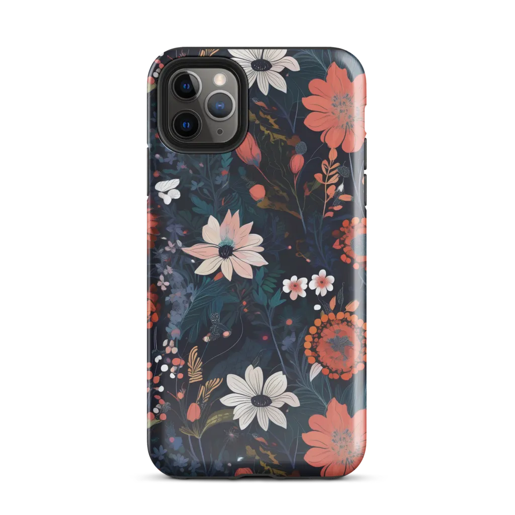 Coral Nocturne on Tough Case for iPhone® — Front