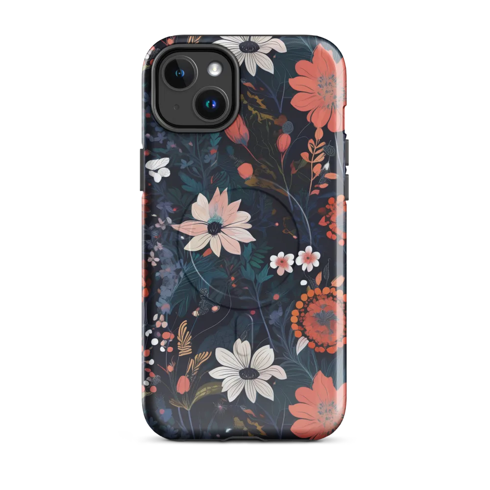 Coral Nocturne on MagSafe Tough Case for iPhone® — Front