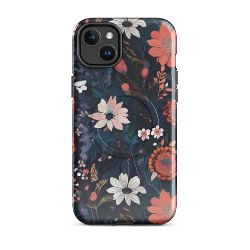 Coral Nocturne on a MagSafe Tough Case for iPhone®