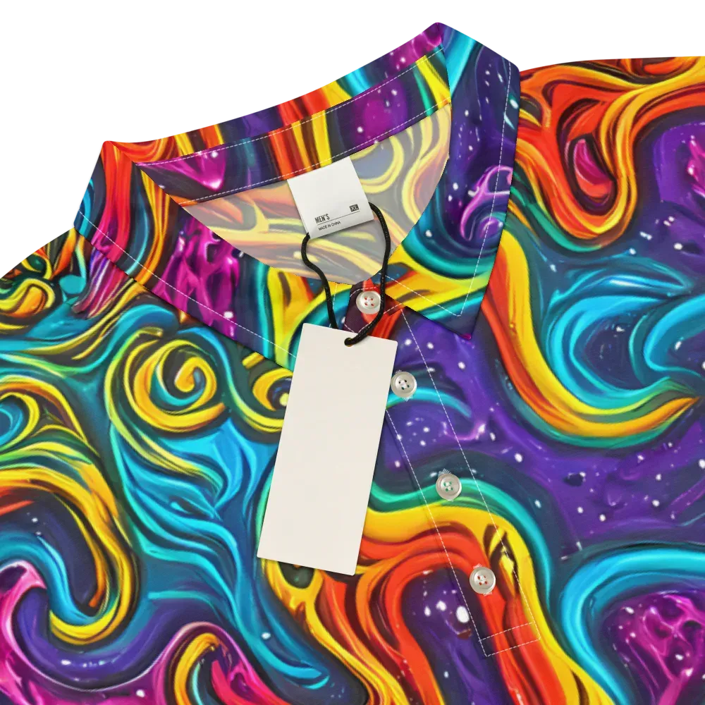 Rainbow Alchemy on Men's Slim Fit Polo Shirt — Product details