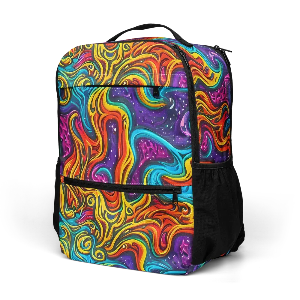 Rainbow Alchemy on Utility Backpack — Left Front