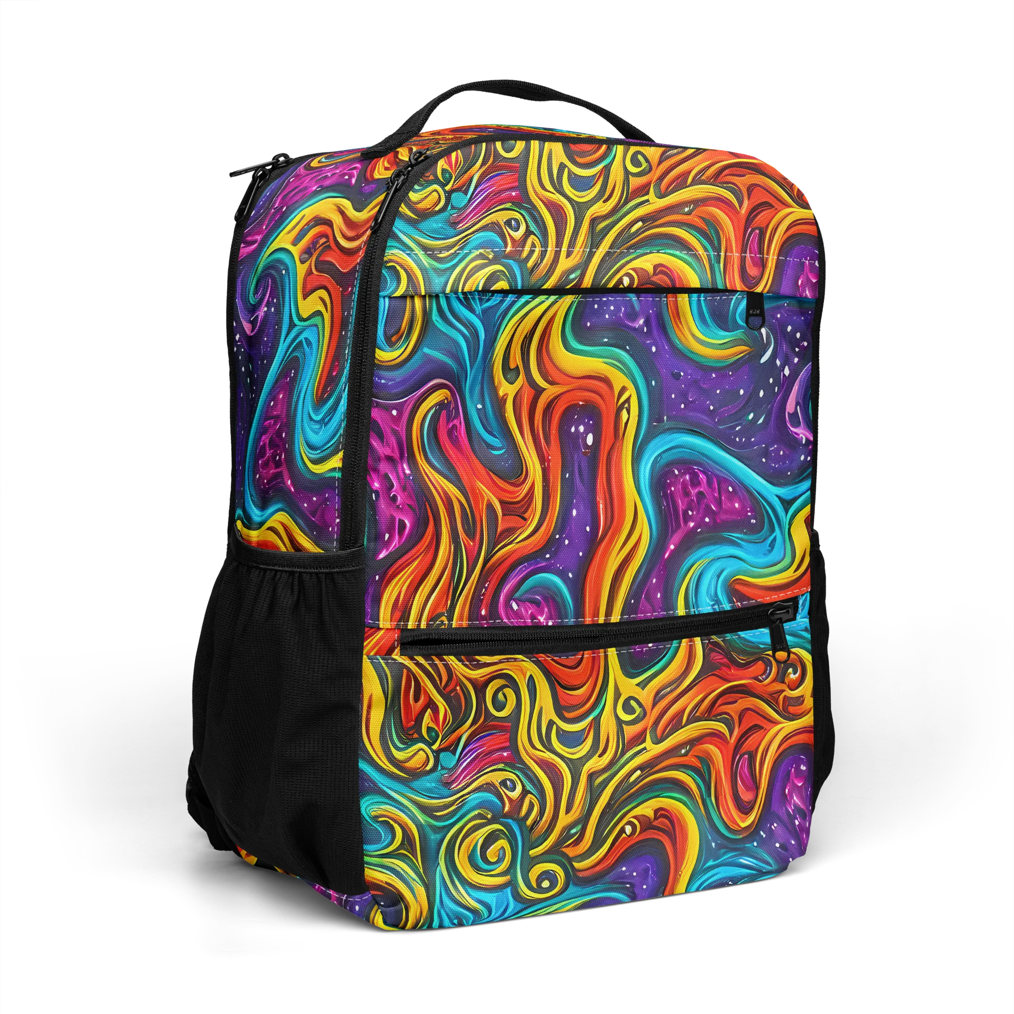 Rainbow Alchemy on Utility Backpack — Right Front
