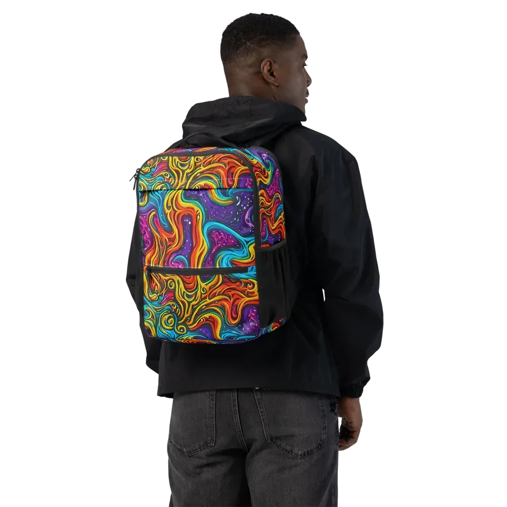 Rainbow Alchemy on Utility Backpack — Back