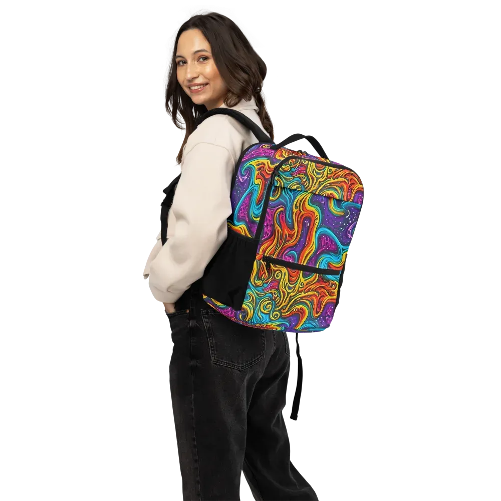 Rainbow Alchemy on Utility Backpack — Back