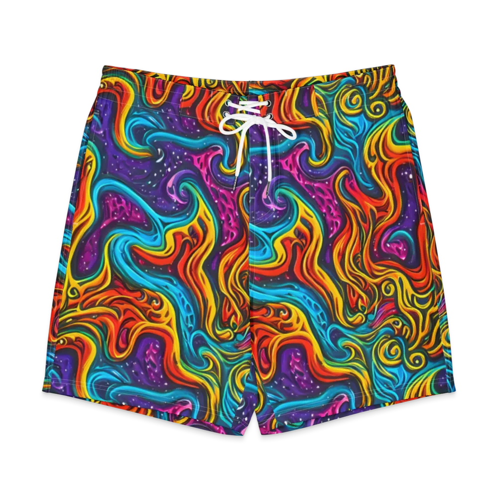 Rainbow Alchemy on Men's Board Shorts — Front