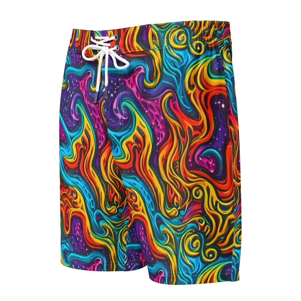 Rainbow Alchemy on Men's Board Shorts — Front
