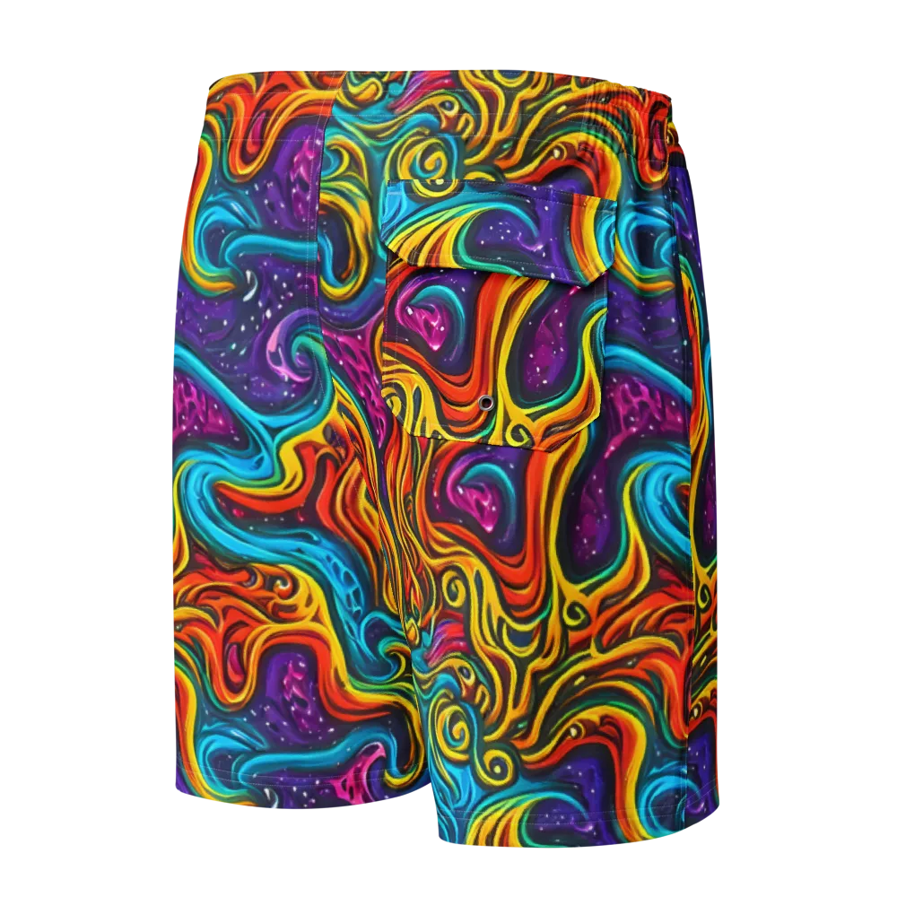 Rainbow Alchemy on Men's Board Shorts — Back