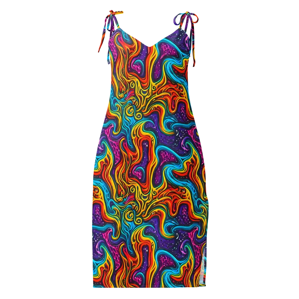 Rainbow Alchemy on Slip Dress — Front