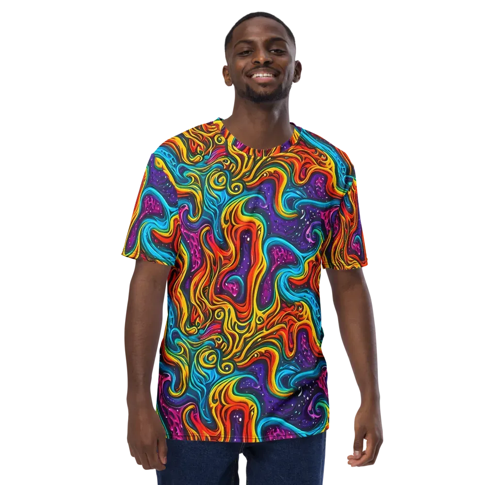 Rainbow Alchemy on Men's Crew Neck T-Shirt — Front