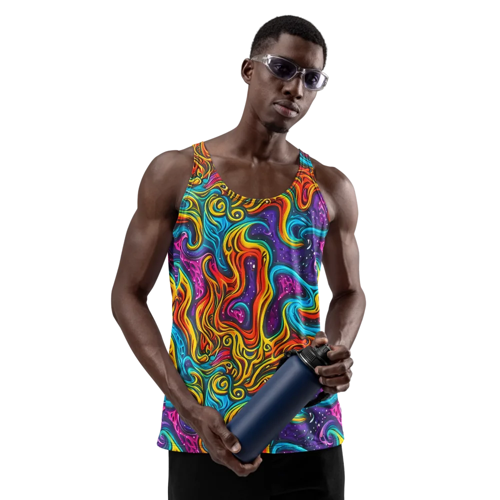 Rainbow Alchemy on Men's Tank Top — Front