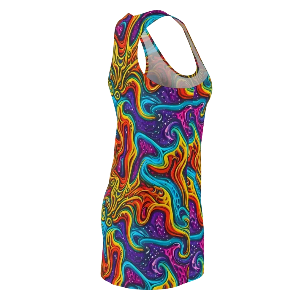 Rainbow Alchemy on Racerback Dress — Back Side
