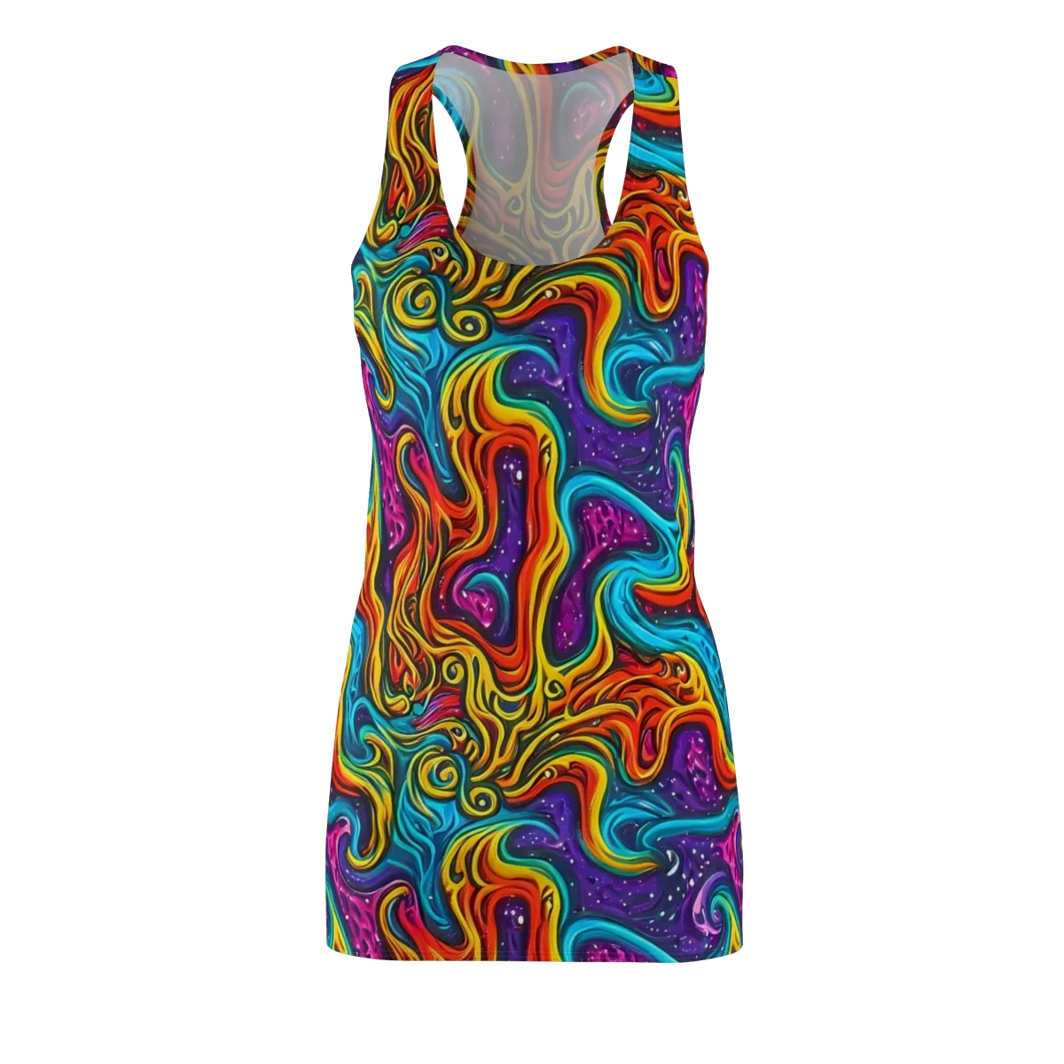 Rainbow Alchemy on Racerback Dress — Front