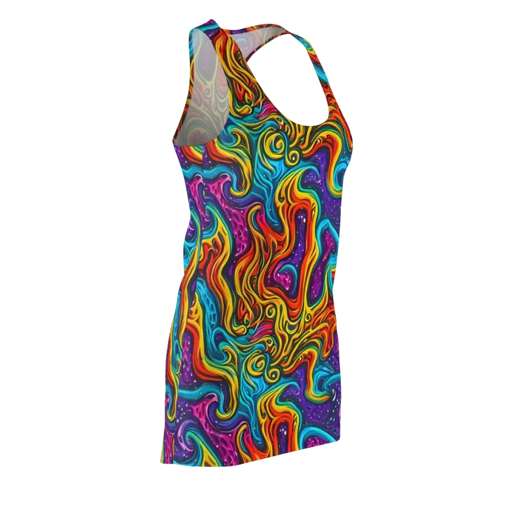 Rainbow Alchemy on Racerback Dress — Front Side