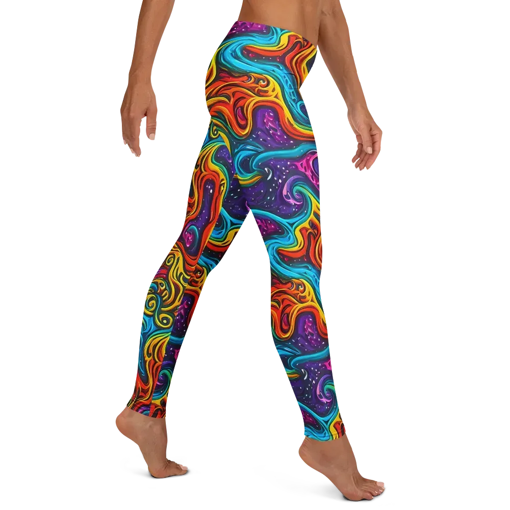 Rainbow Alchemy on Leggings — Right