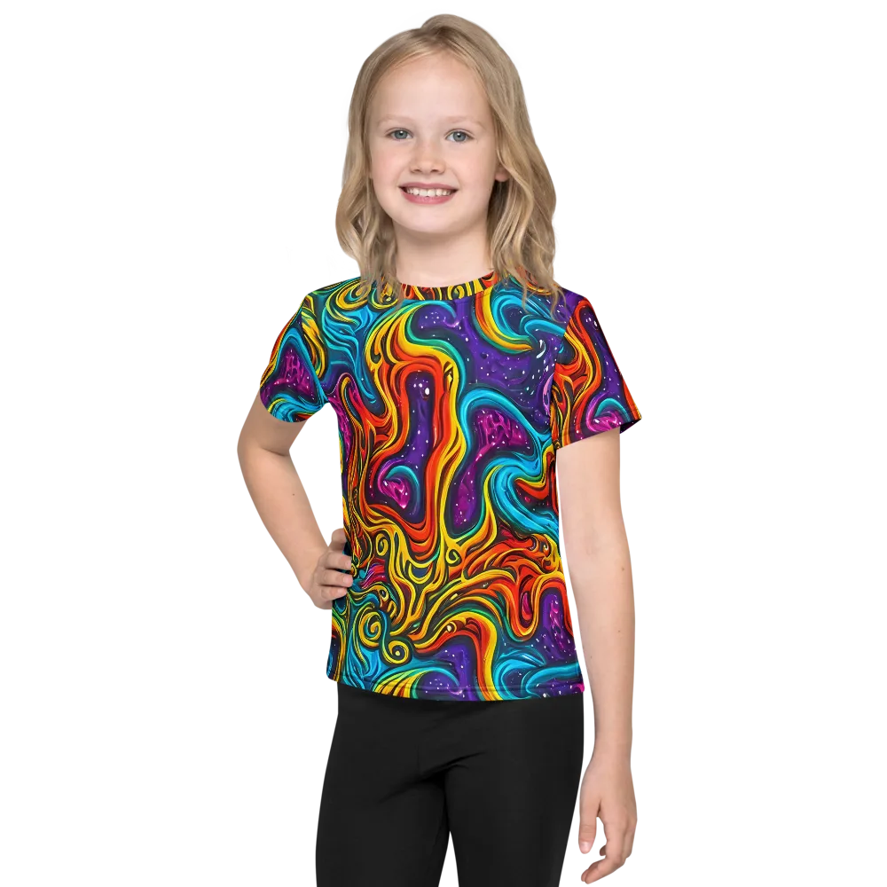 Rainbow Alchemy on Kids Crew Neck T-Shirt — Front