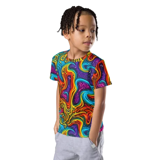 Rainbow Alchemy on a Kids Crew Neck T-Shirt