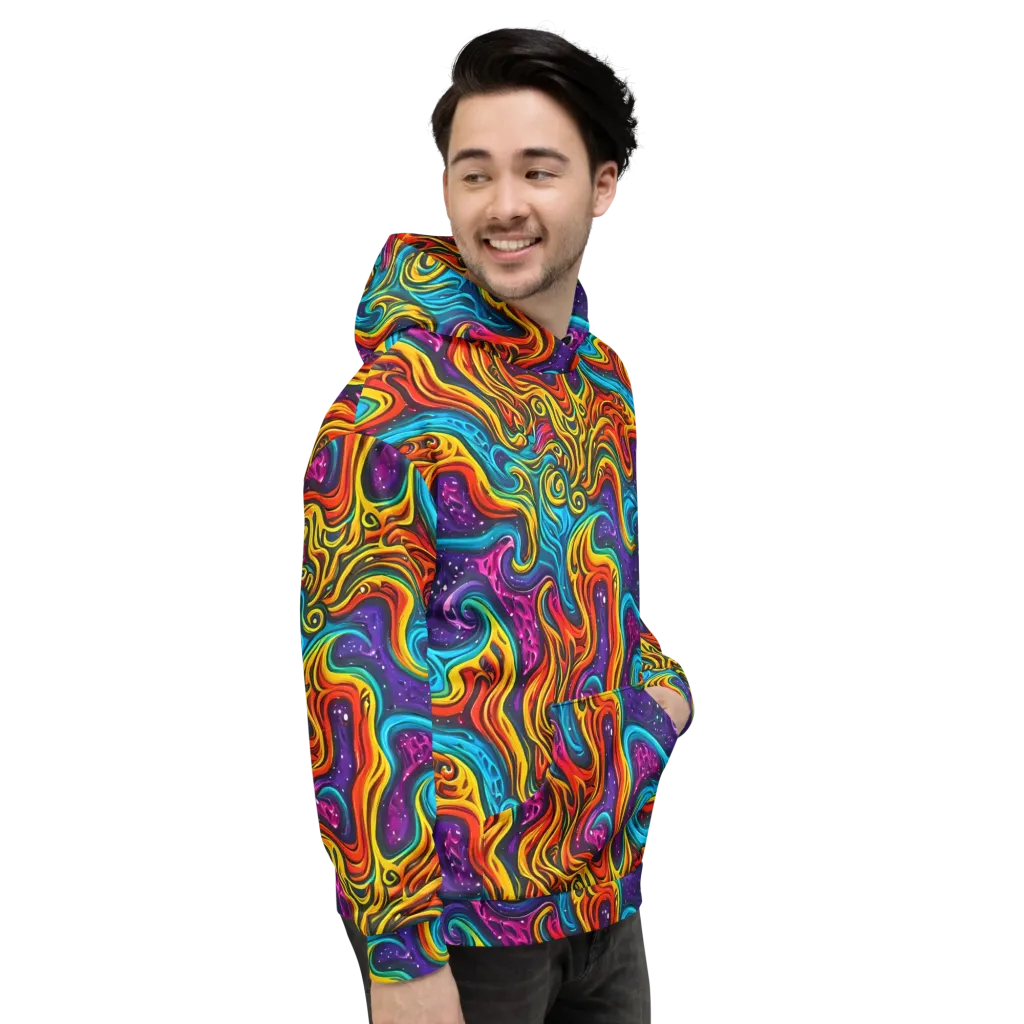 Rainbow Alchemy on Hoodie — Right