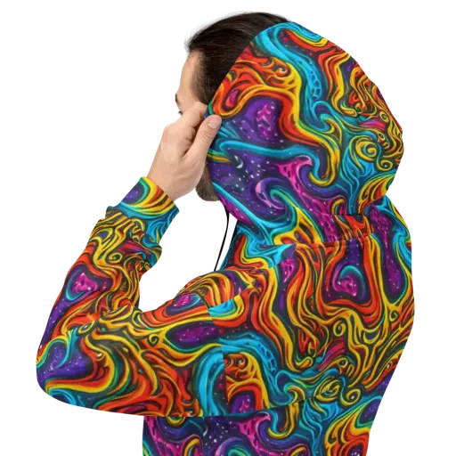 Rainbow Alchemy on a Hoodie