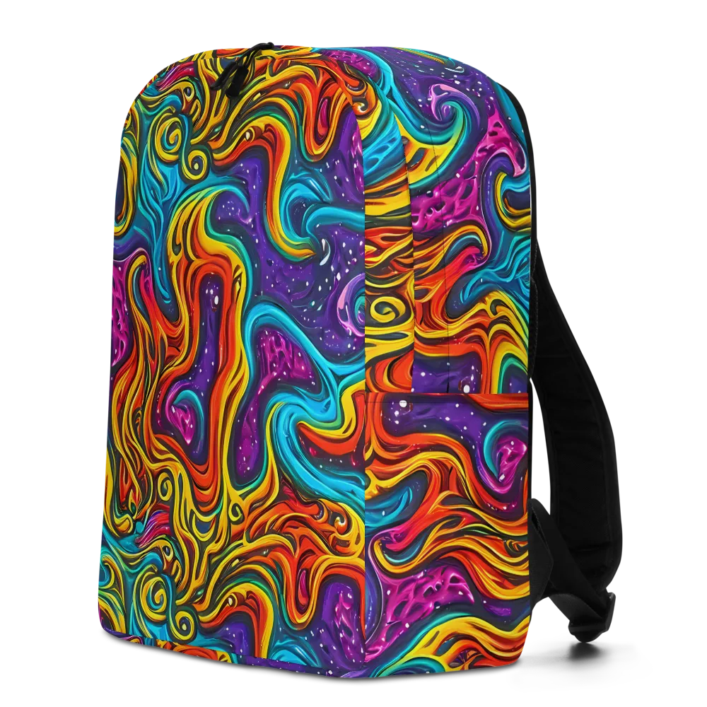Rainbow Alchemy on Minimalist Backpack — Left