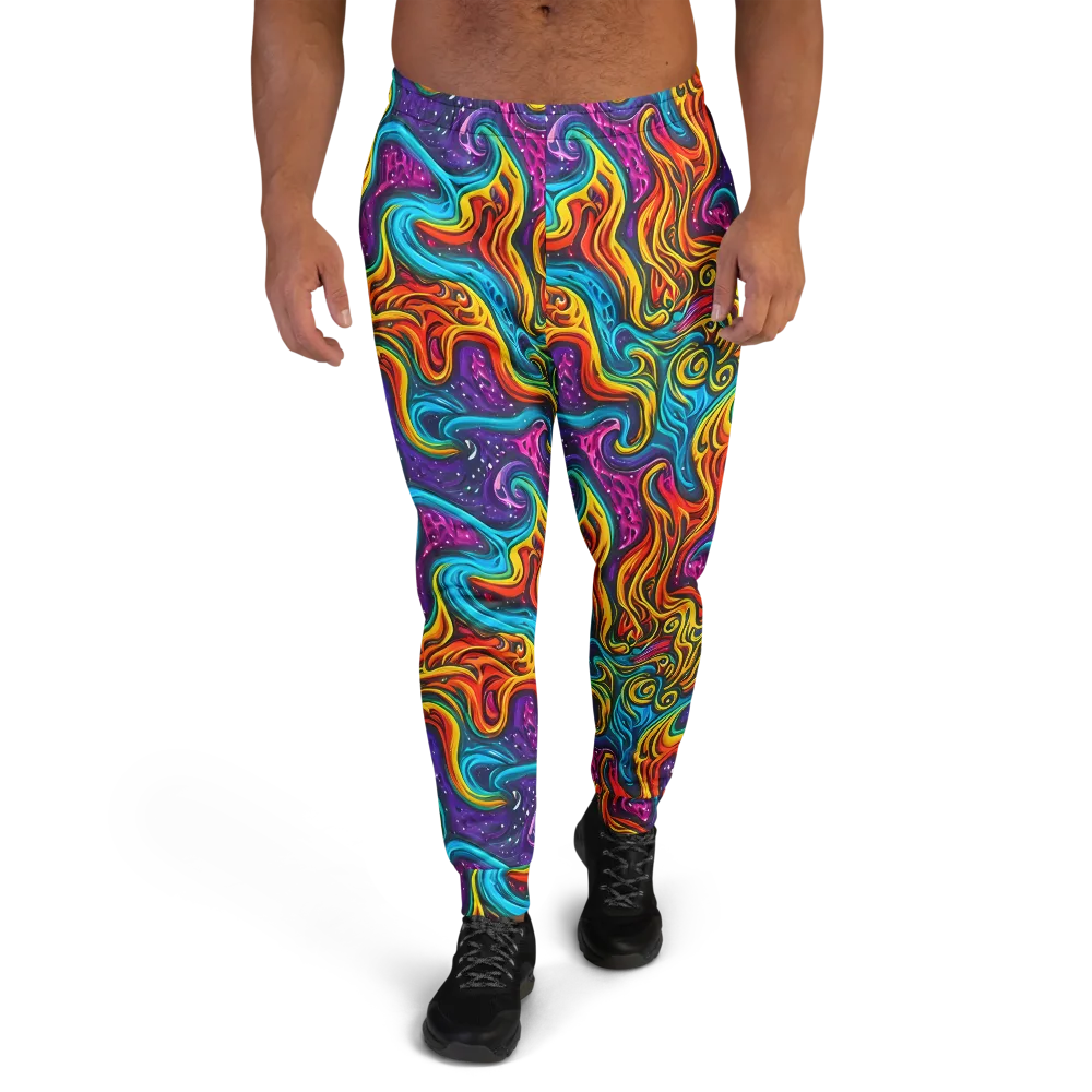Rainbow Alchemy on Men's Joggers — Front