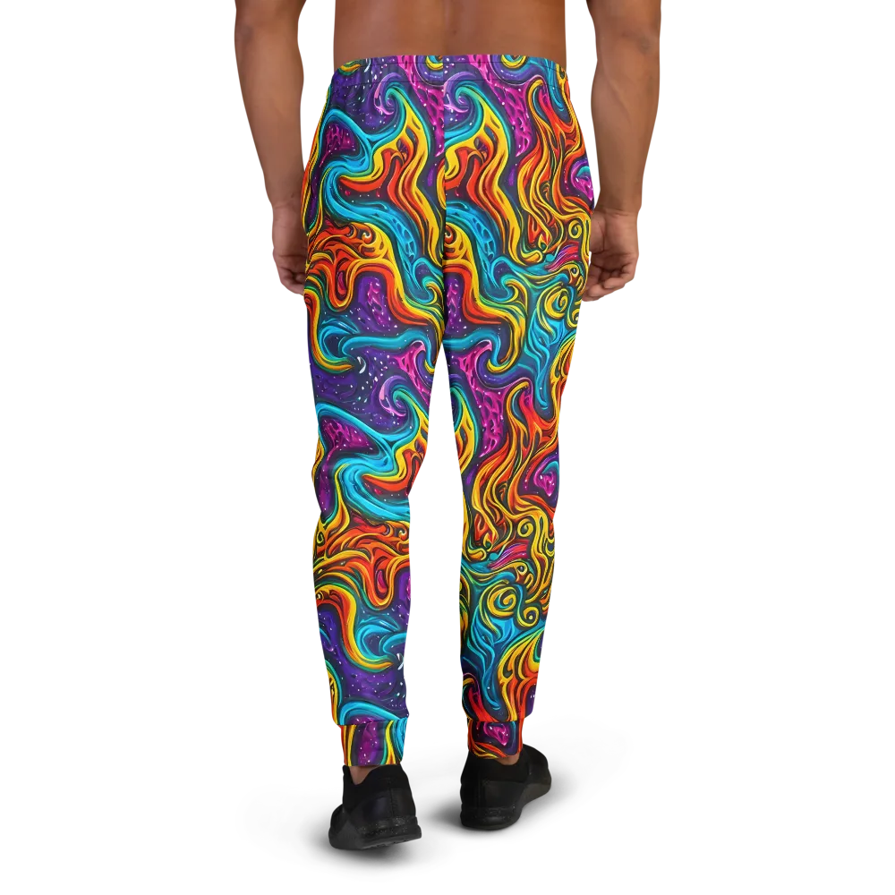Rainbow Alchemy on Men's Joggers — Back