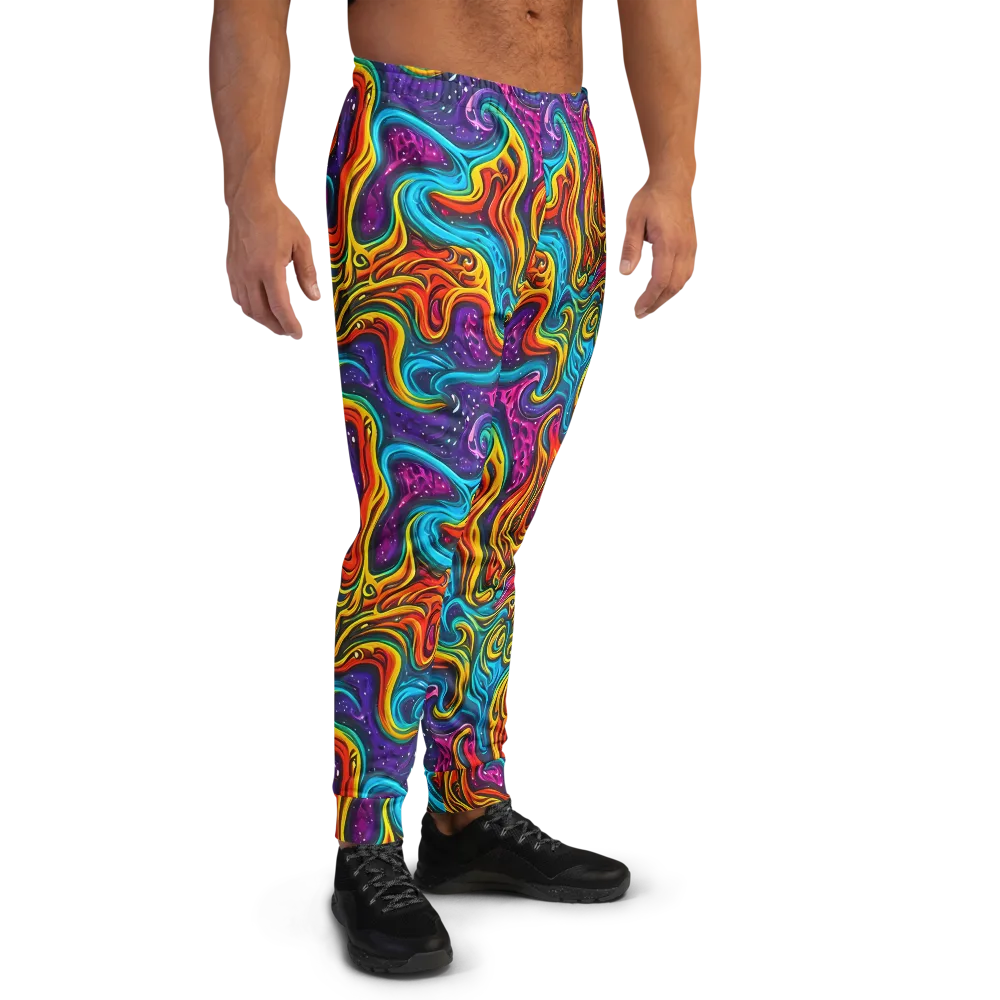 Rainbow Alchemy on Men's Joggers — Right