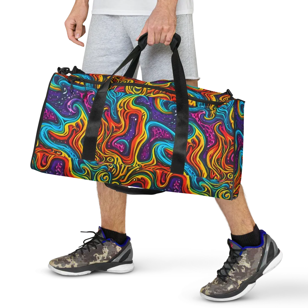 Rainbow Alchemy on Duffle Bag — Front