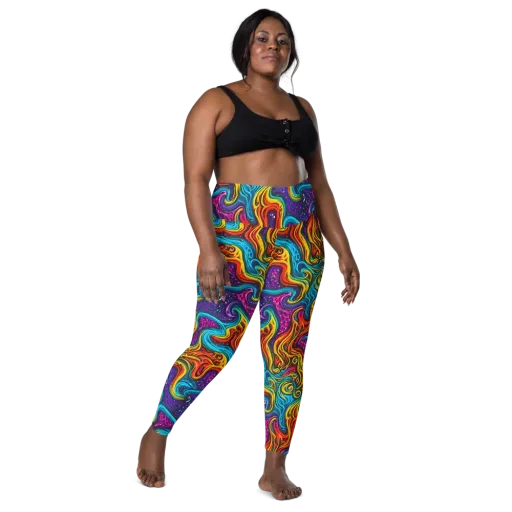 Rainbow Alchemy on a Leggings with Pockets