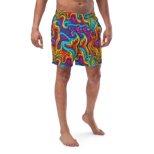 Rainbow Alchemy on a Swim Trunks